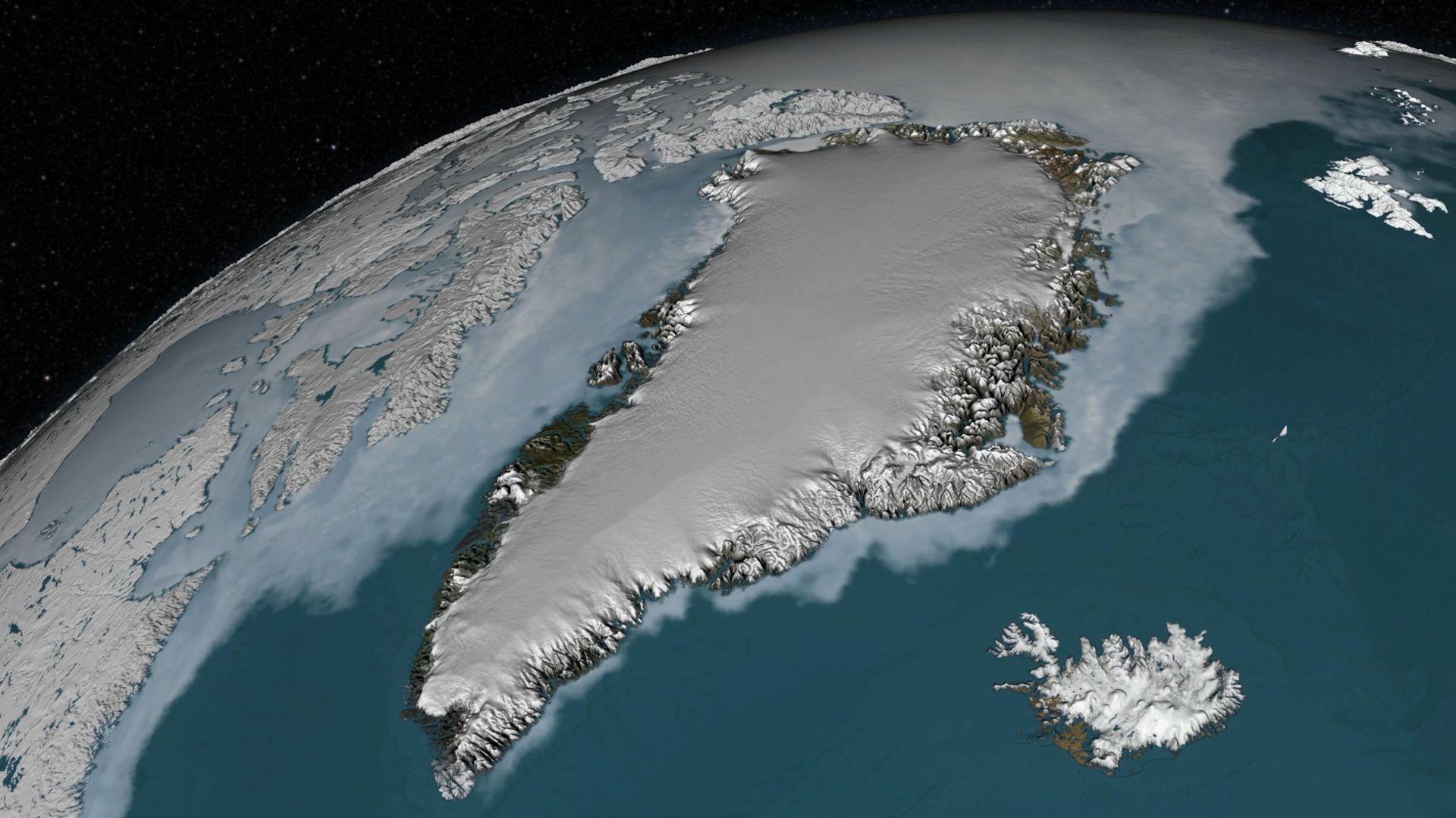 Подо льдами Гренландии обнаружили бассейн древнего озера