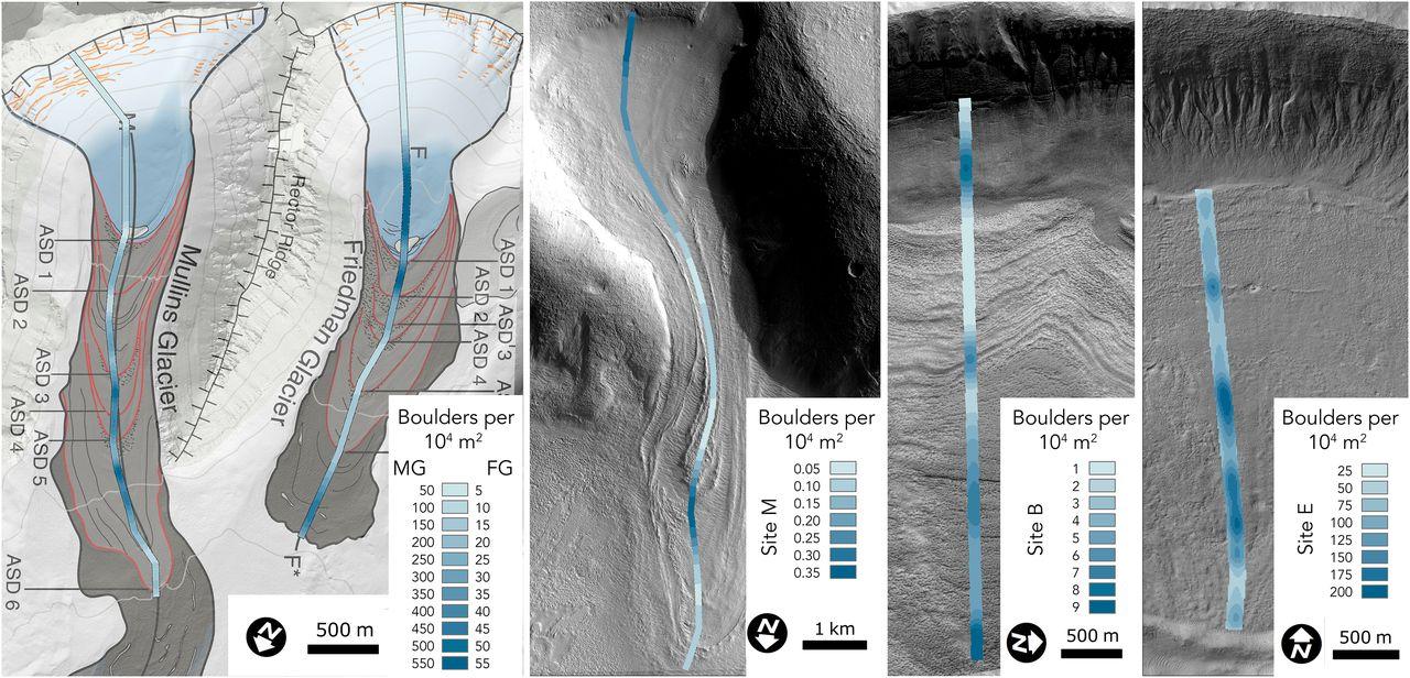 На Марсе обнаружили следы множества ледниковых периодов