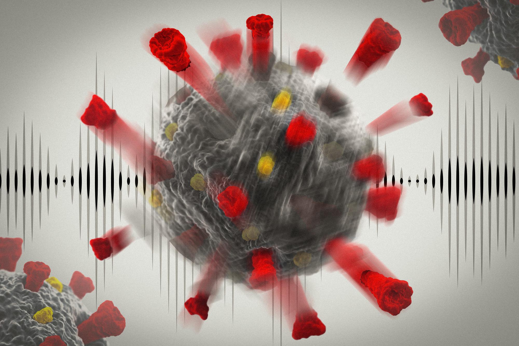 Ученые обнаружили способность ультразвука «раскалывать» оболочку SARS-Cov-2