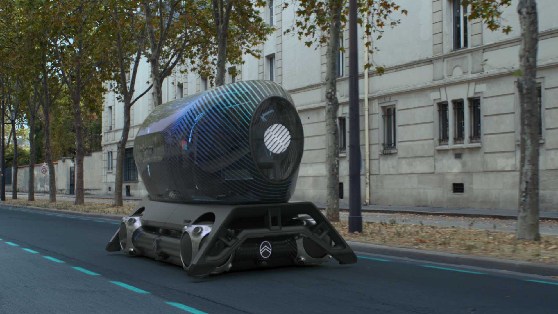 Citroen представила концепцию беспилотной транспортной платформы Skate