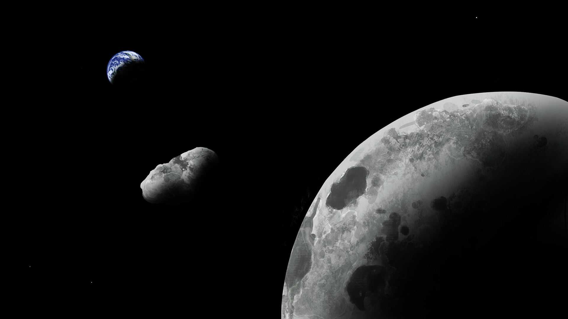Околоземный астероид Камоалева может оказаться фрагментом Луны