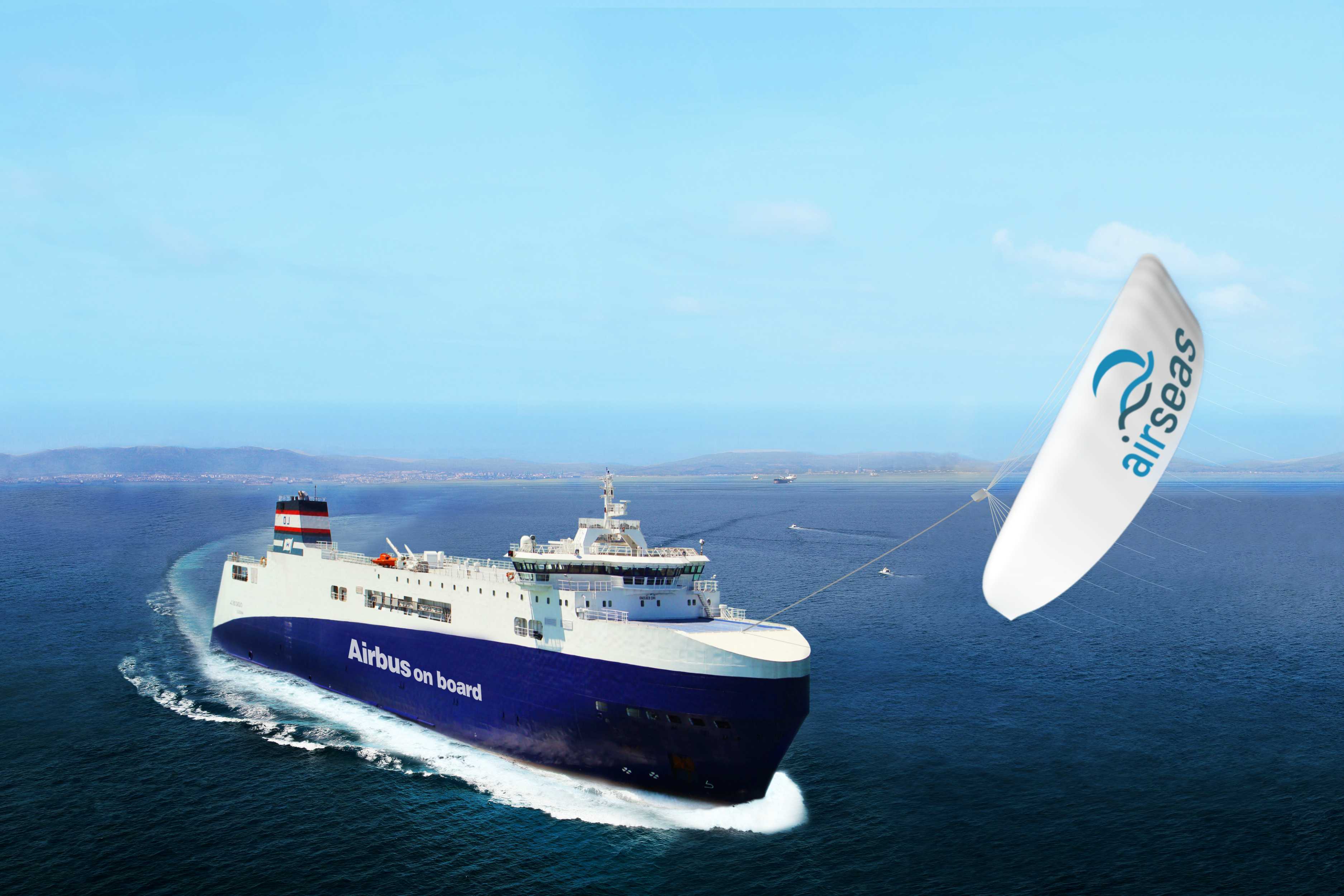 Воздушный змей компании Airseas поможет грузовому судну экономить топливо