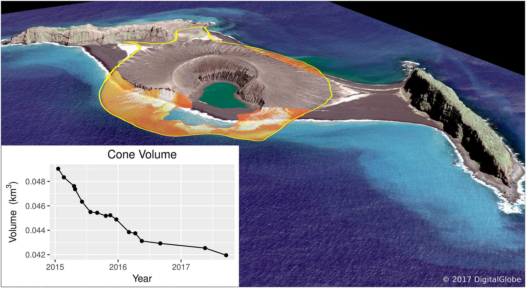 В тихоокеанском архипелаге Тонга произошло подводное извержение