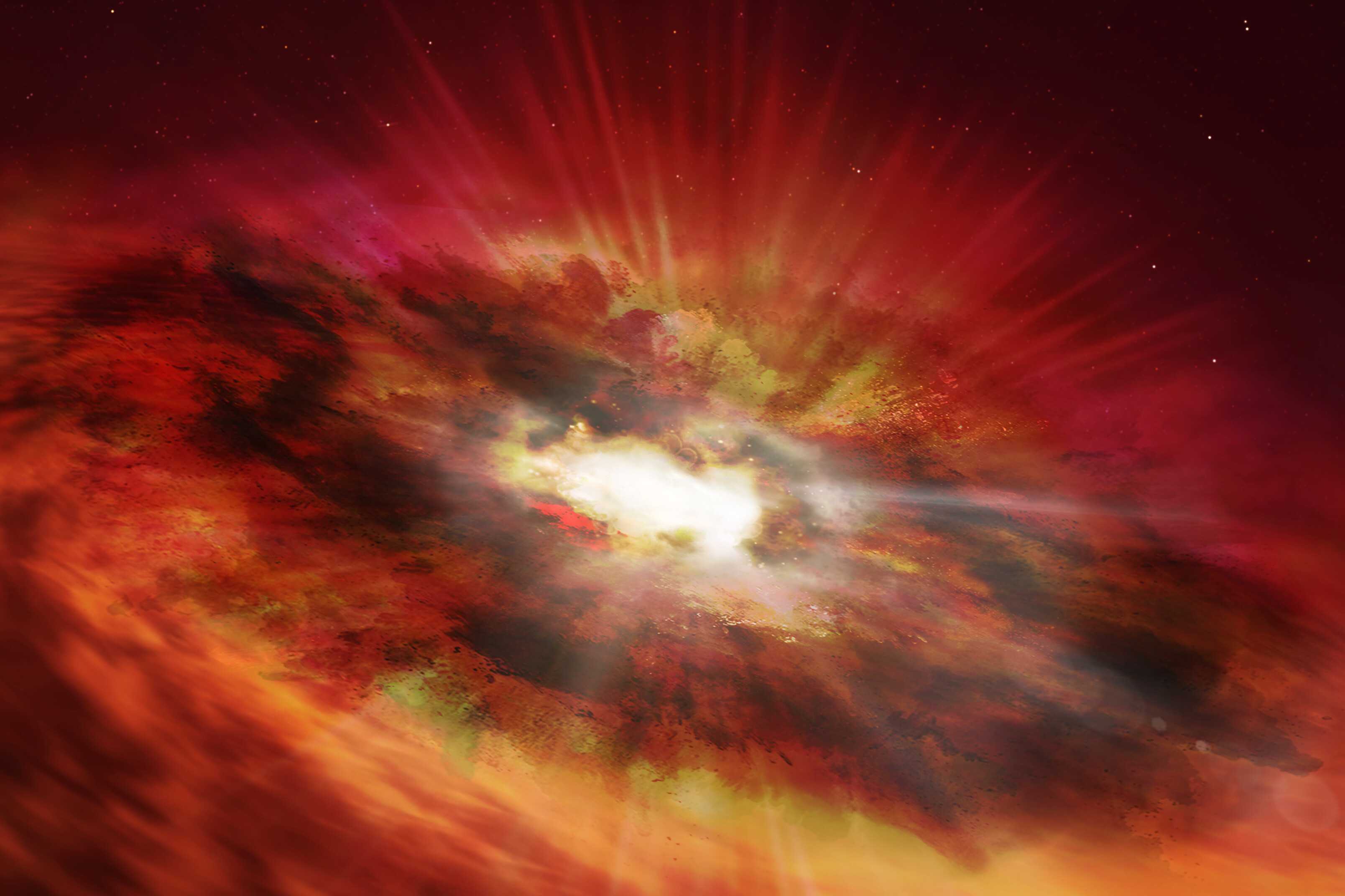 Найден ключ к пониманию формирования сверхмассивных черных дыр в молодой Вселенной