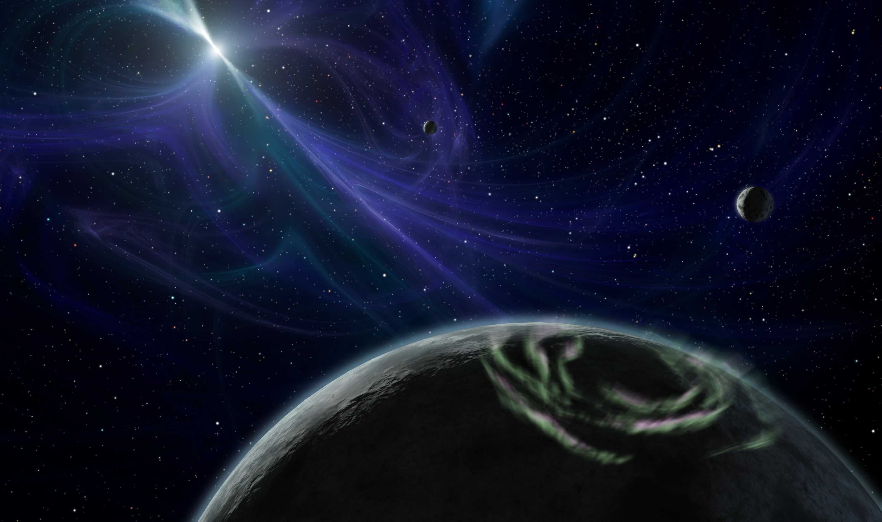 Источником быстрых радиовсплесков (FRB) могут быть гибнущие планеты у нейтронных звезд