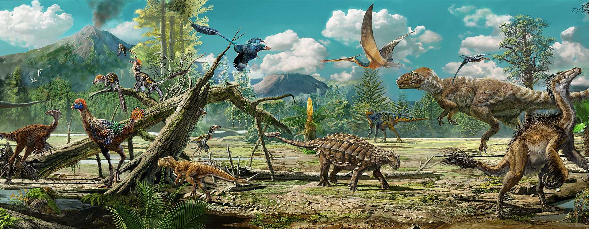Разнообразие китайских динозавров начало снижаться задолго до падения астероида