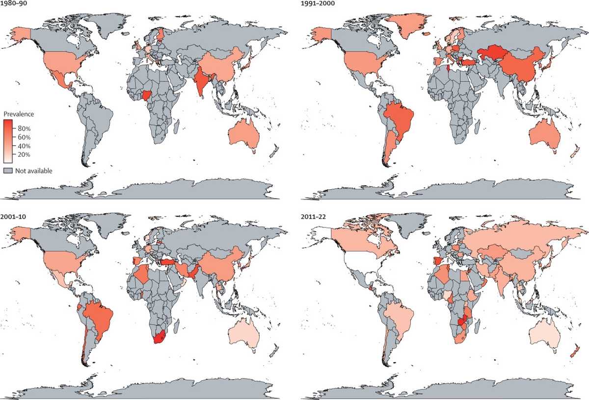 Распространенность хеликобактерной инфекции снизилась во всем мире