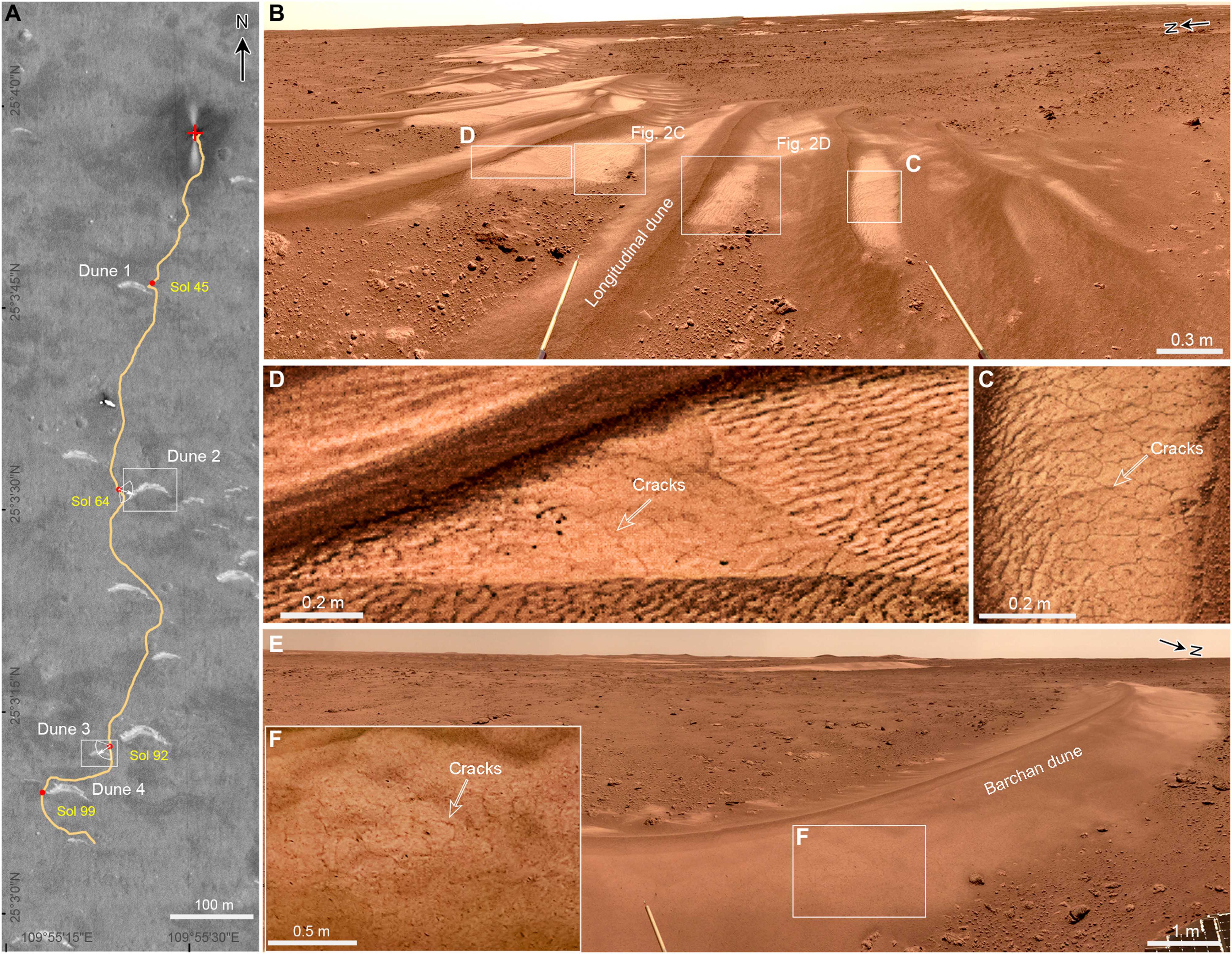 Еще 500 тысяч лет назад на Марсе мог идти снег