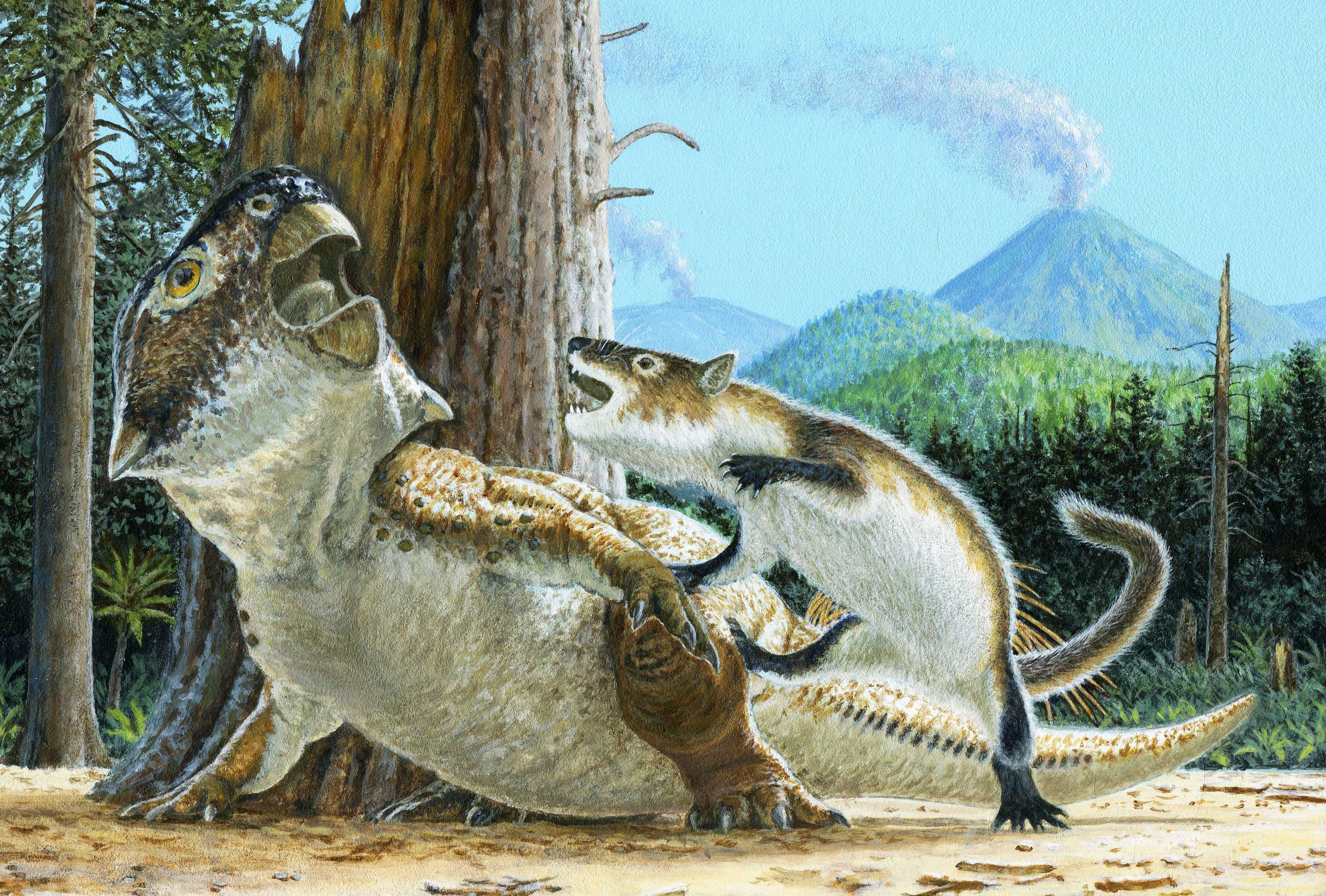 Динозавры оказались едой млекопитающих