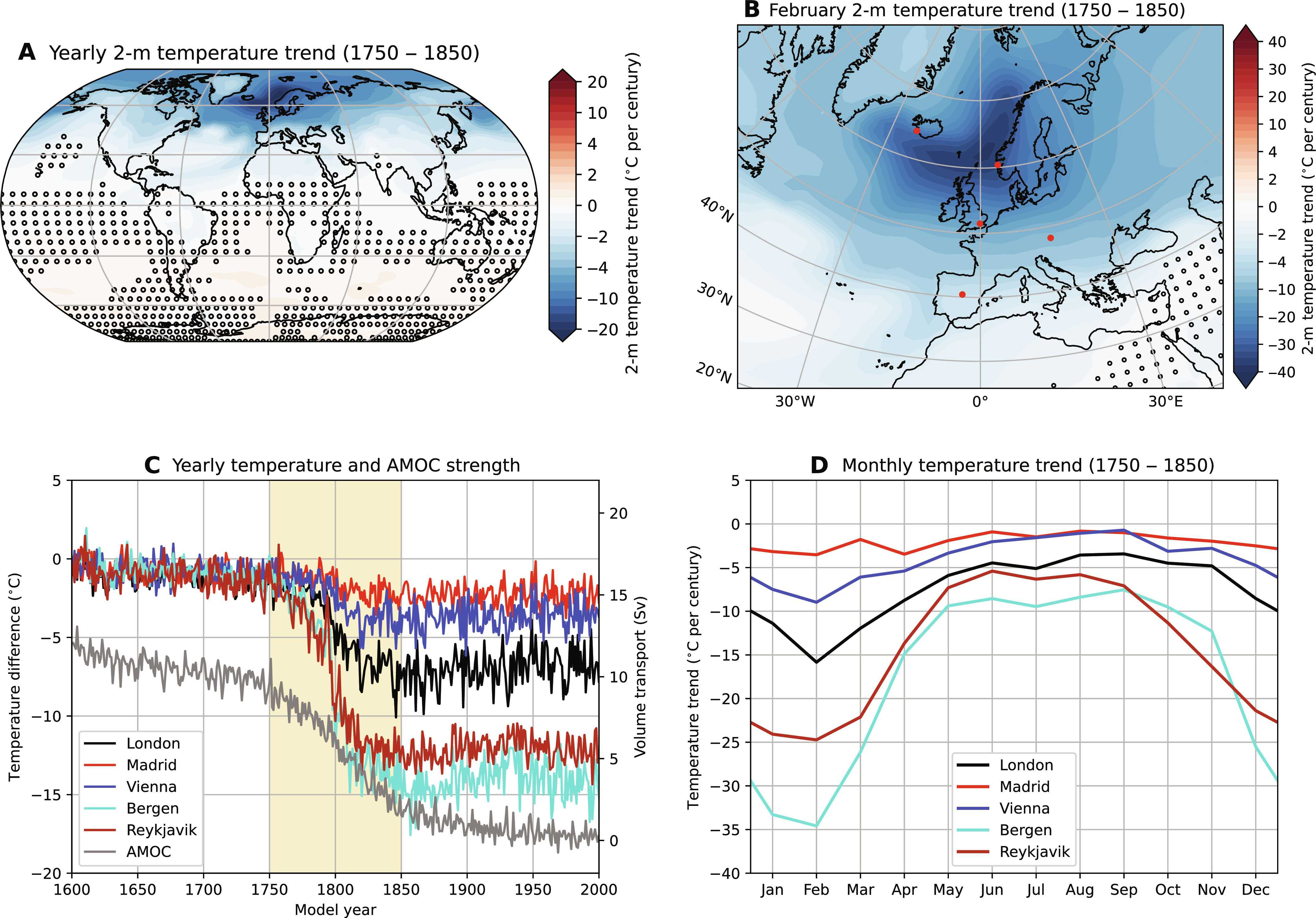 Климатологи спрогнозировали замерзание Европы из-за коллапса циркуляции в Атлантике