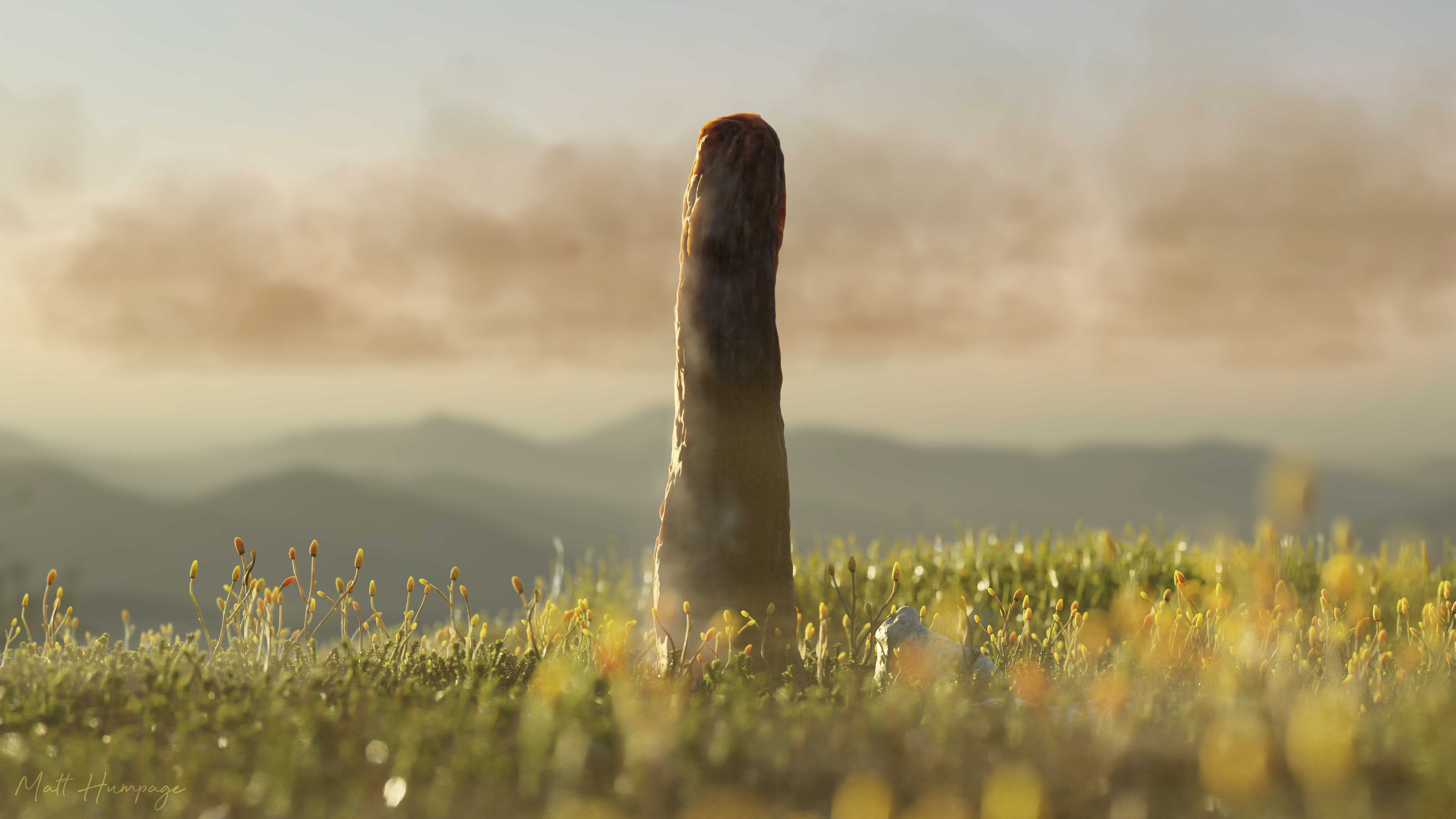 Художественная реконструкция прототаксита Палеонтологи выделили ранее неизвестное вымершее царство древних гигантов